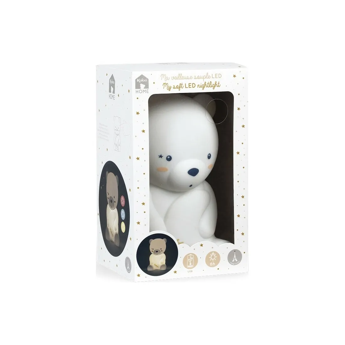 Veilleuse enfant Ours 3 couleurs Kaloo