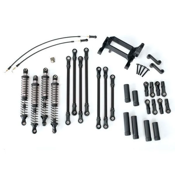 KIT BRAS/BIELLETTE LONG TRX-4 COMPLET - GRIS - TRX8140