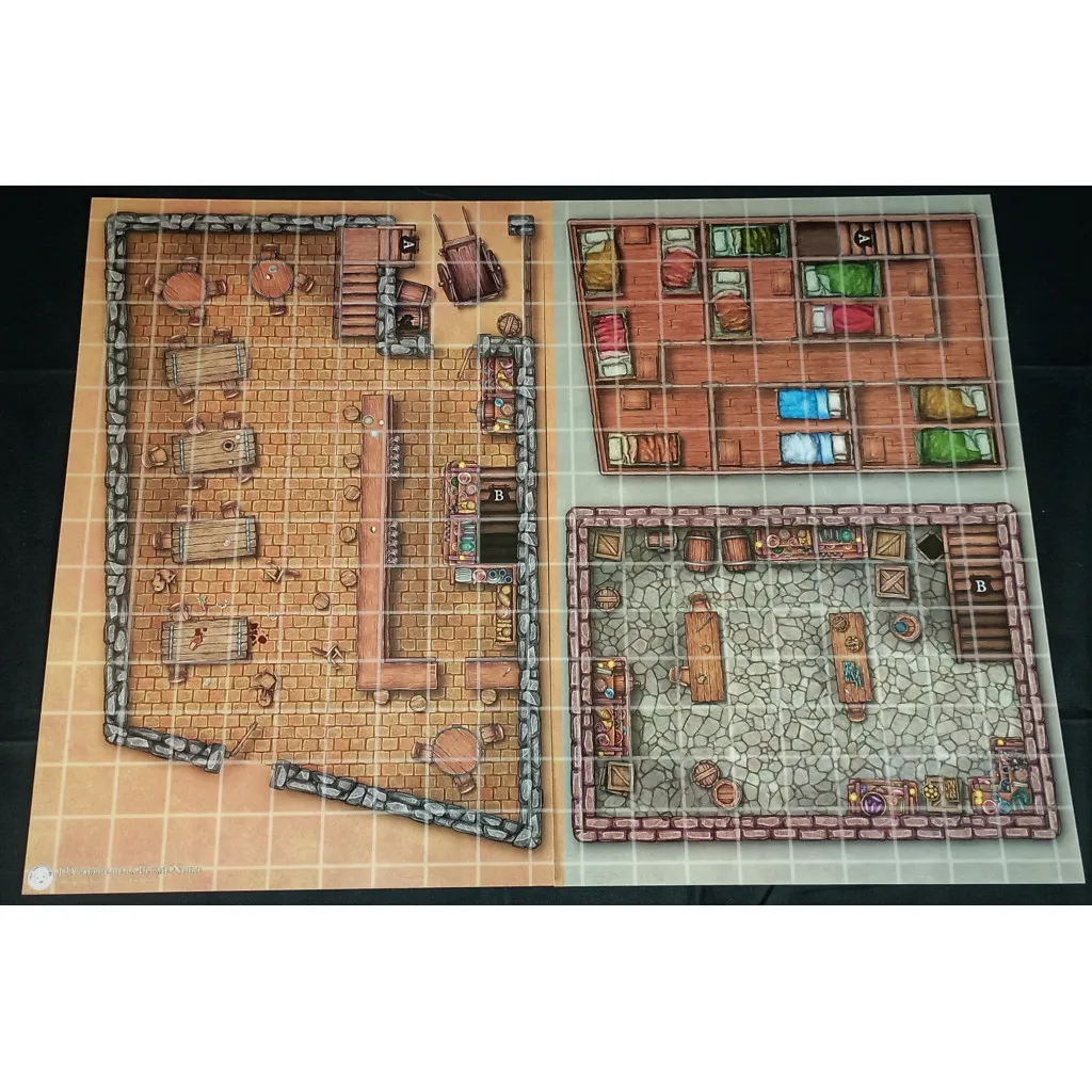 L'auberge de la Plume Noire - battlemap
