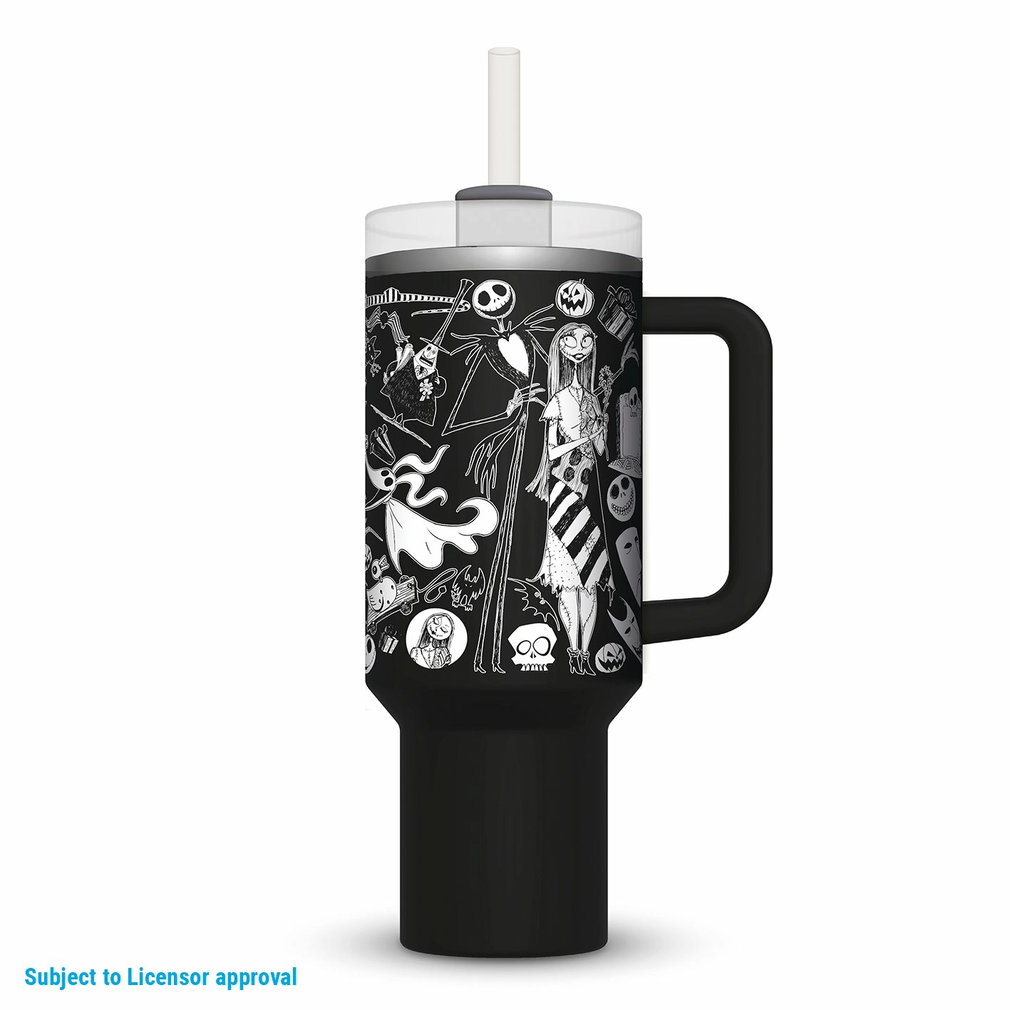 L'Étrange noël de monsieur jack - mug de voyage en acier inoxydable 1.2l
