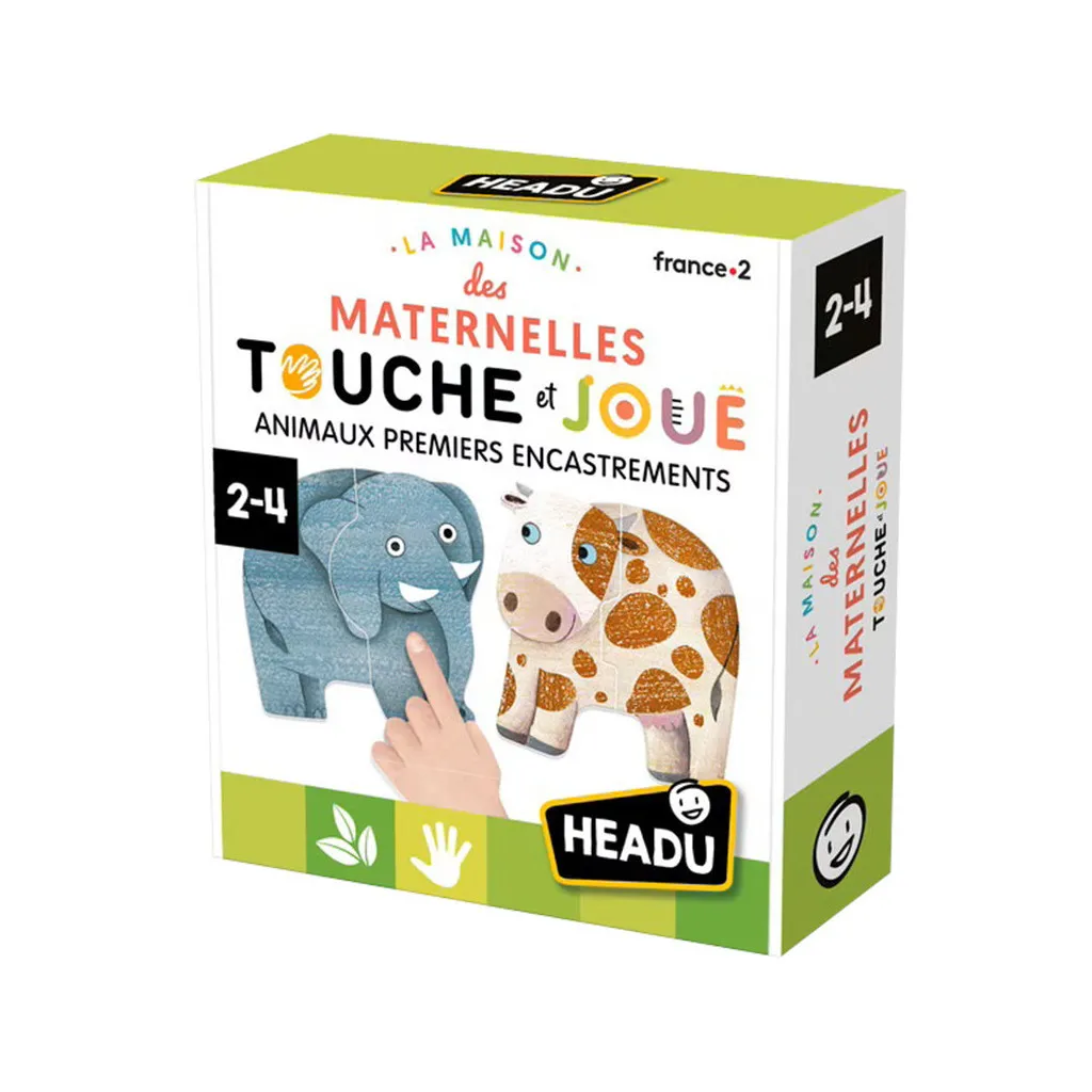 La Maison des Maternelles - Touche et Joue : Animaux Premiers Encastrements