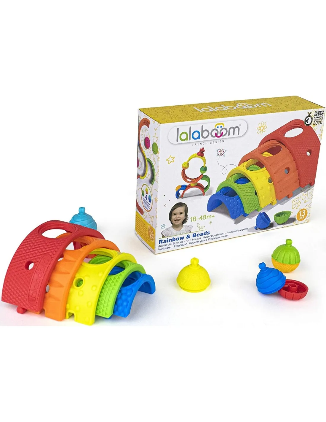 Arches Arc en ciel et balles sensorielles - Lalaboom