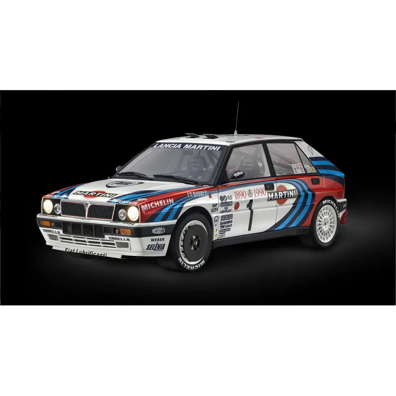 Lancia Delta HF Integrale 16v. Martini Racing, Rallye de Monte-Carlo 1990. ITALERI 4709