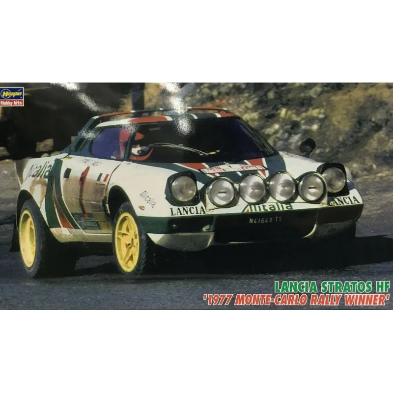 Lancia Stratos HF '77 Monte Carlo Rally Vainqueur. HASEGAWA 25032
