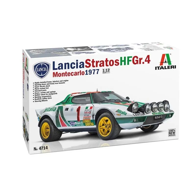 Lancia Stratos HF Gr.4, Monte Carlo 1977. ITALERI 4714