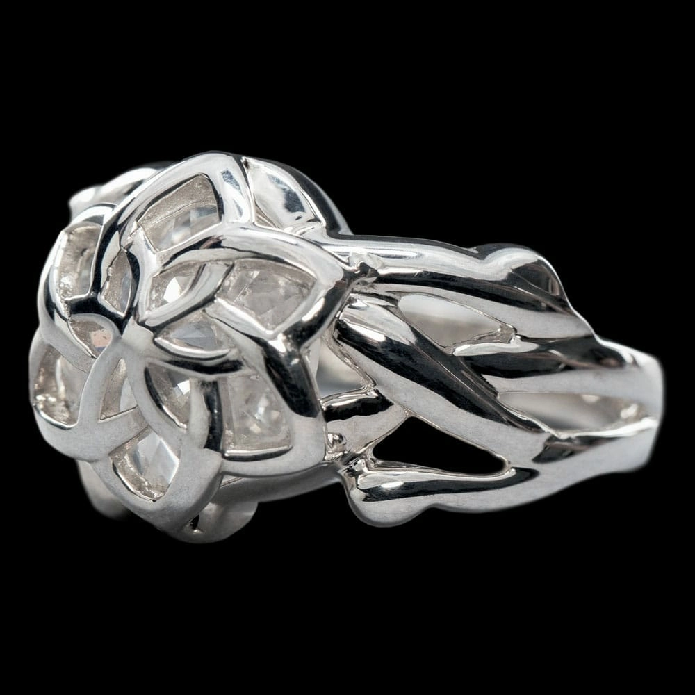Le seigneur des anneaux bague de galadriel nenya (argent sterling) taille 7.25
