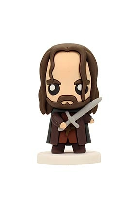 Le seigneur des anneaux figurine caoutchouc pokis aragorn 6 cm