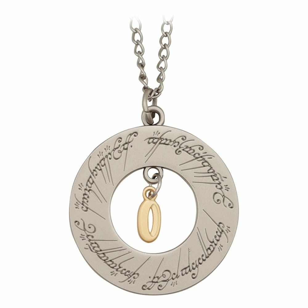 Le seigneur des anneaux pendentif et collier one ring
