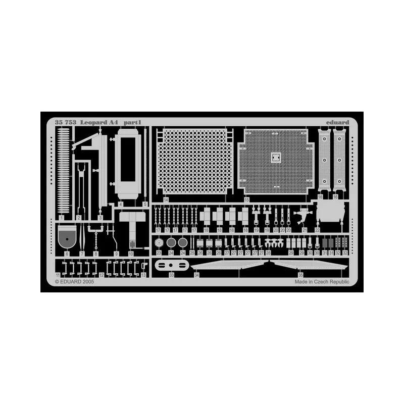 Léopard A4 photodécoupé. EDUARD 35753