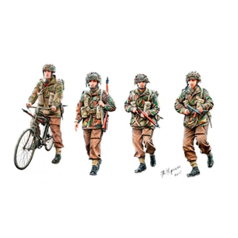 Parachutistes britanniques en action (série A), Seconde Guerre mondiale. BRONCO MODELS CB35177