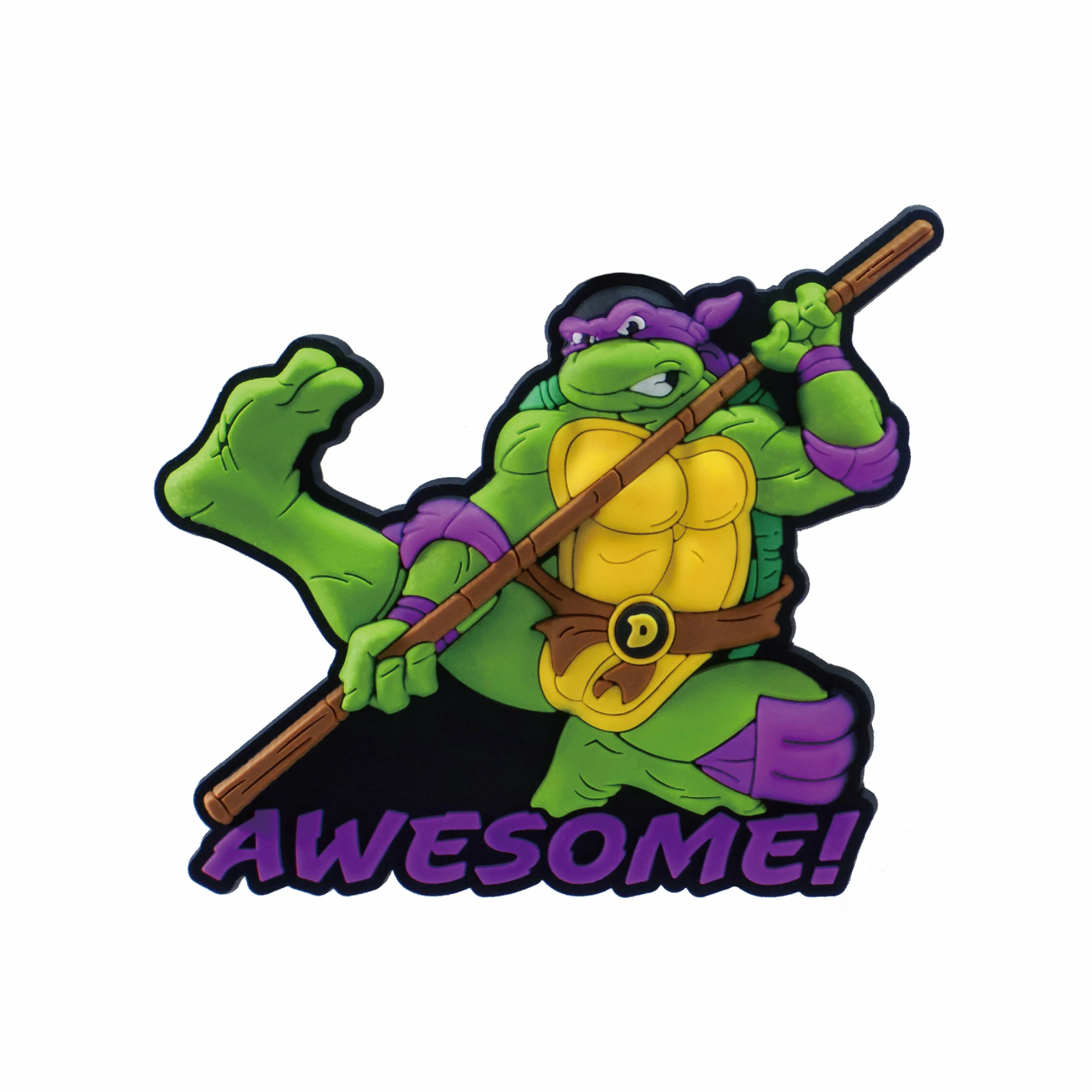 Les tortues ninjas - donatello - soft touch magnet