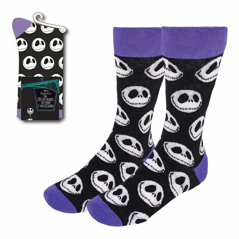 L´etrange noël de mr. jack chaussettes jack´s face purple 38-45