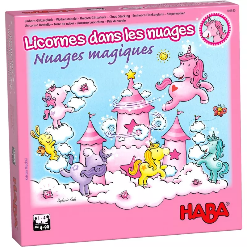 Licornes dans les nuages - nuages magiques
