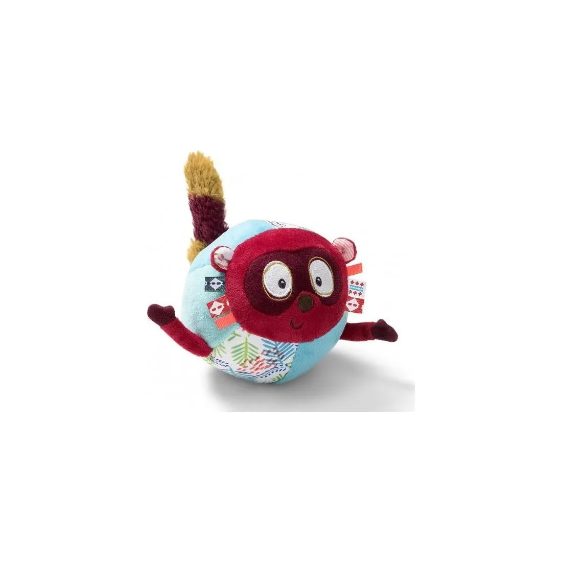 Balle d'éveil souple Georges le Lémurien Lilliputiens