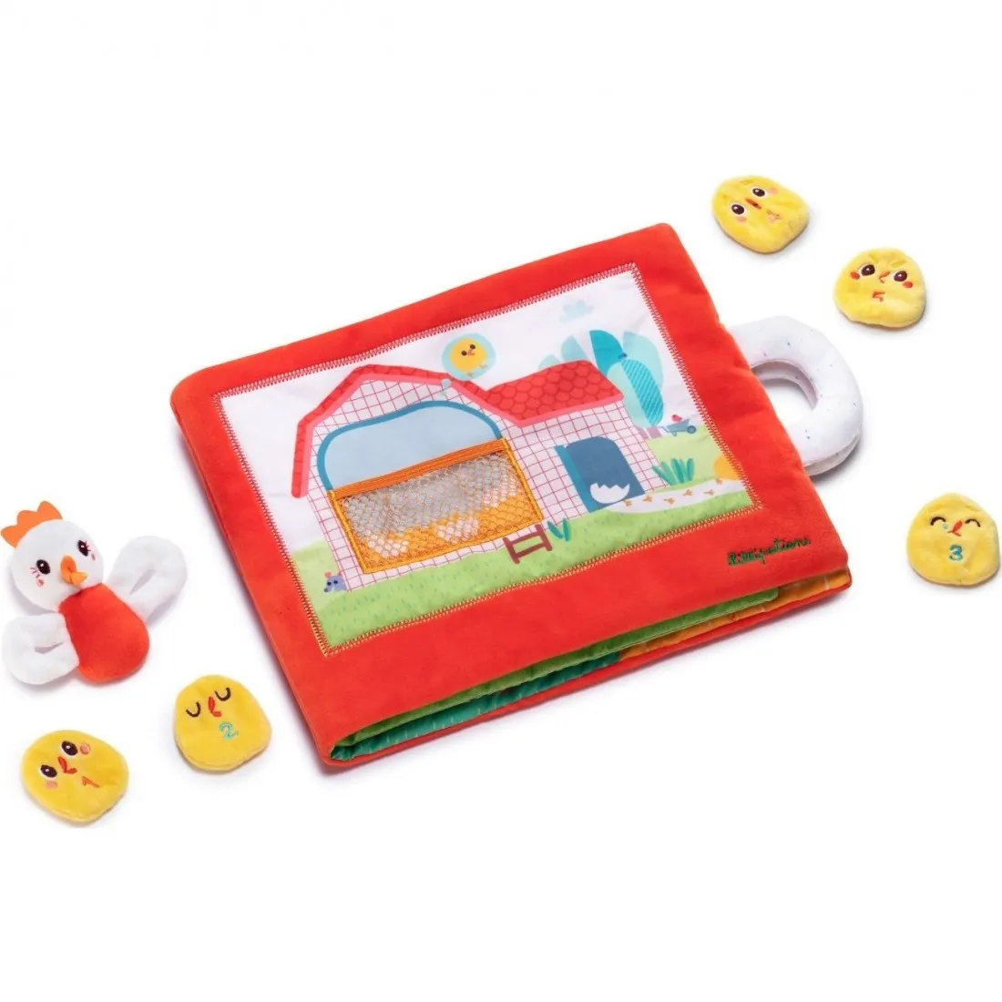 Livre en tissu "Paulette cherche ses poussins" - Lilliputiens
