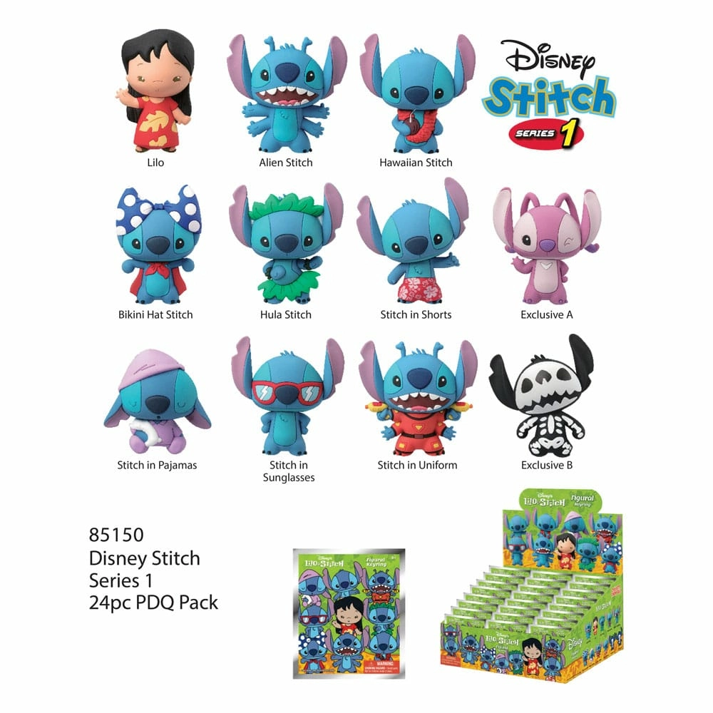 Lilo et stitch série 1 présentoir porte-clés sac à dos (24)