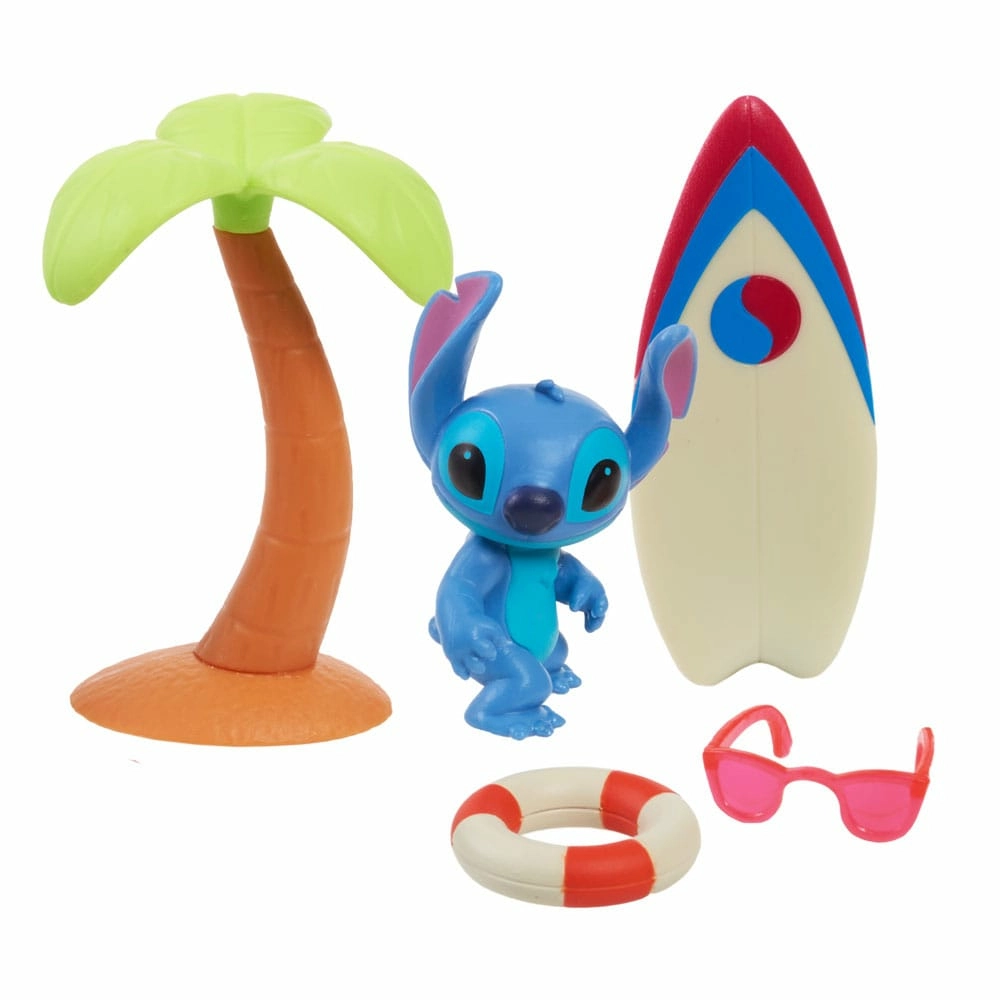 Lilo & stitch playset hang ten stitch 7 cm
