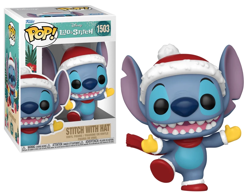 Lilo & stitch - pop disney n° 1503 - stitch avec chapeau