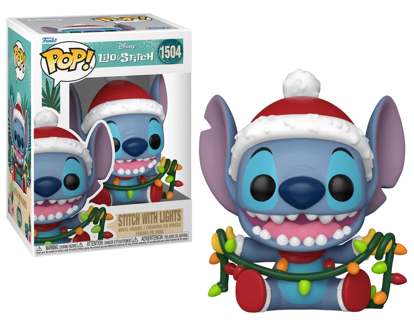 Lilo & stitch - pop disney n° 1504 - stitch avec guirlandes