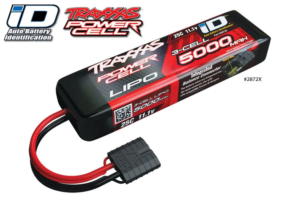LIPO 11,1V 5000MAH 3S 25C - iD - TRAXXAS 2872X - TRX2872X