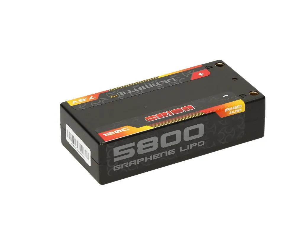 LIPO ORION ULTIMATE GRAPHENE HV 2S LIPO SHORTY 5800-120C-7.6V (217g) - ORI14503