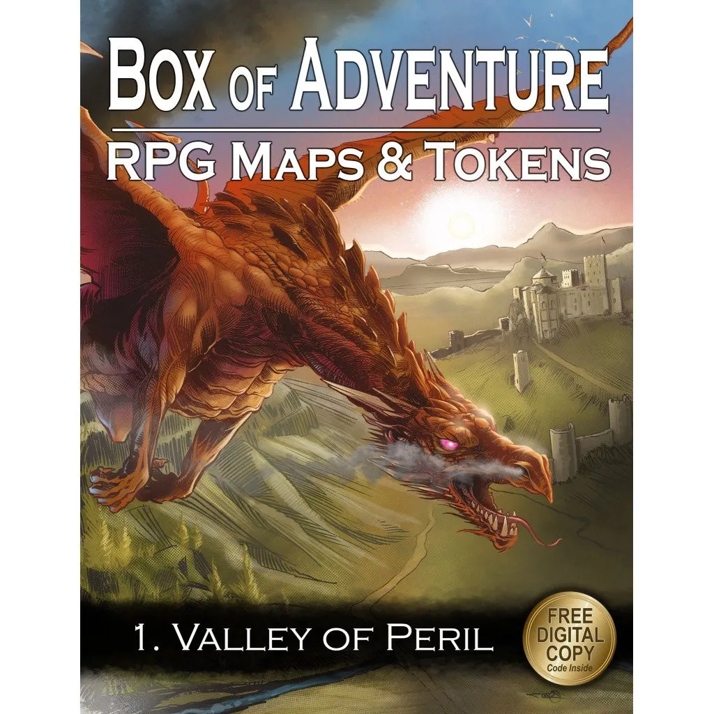 Livre Plateau de Jeu : Box of Adventure Tome 1 - Valley of Peril