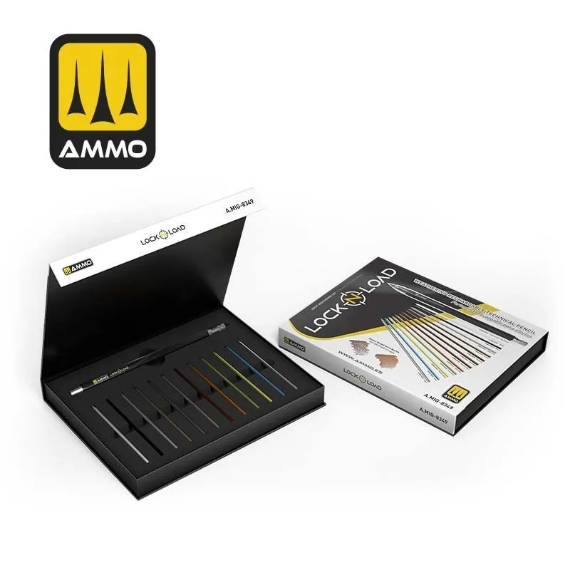 Lock ́N Load. Porte-mine rechargeable pour les effets. AMMO MIG JIMENEZ 8349