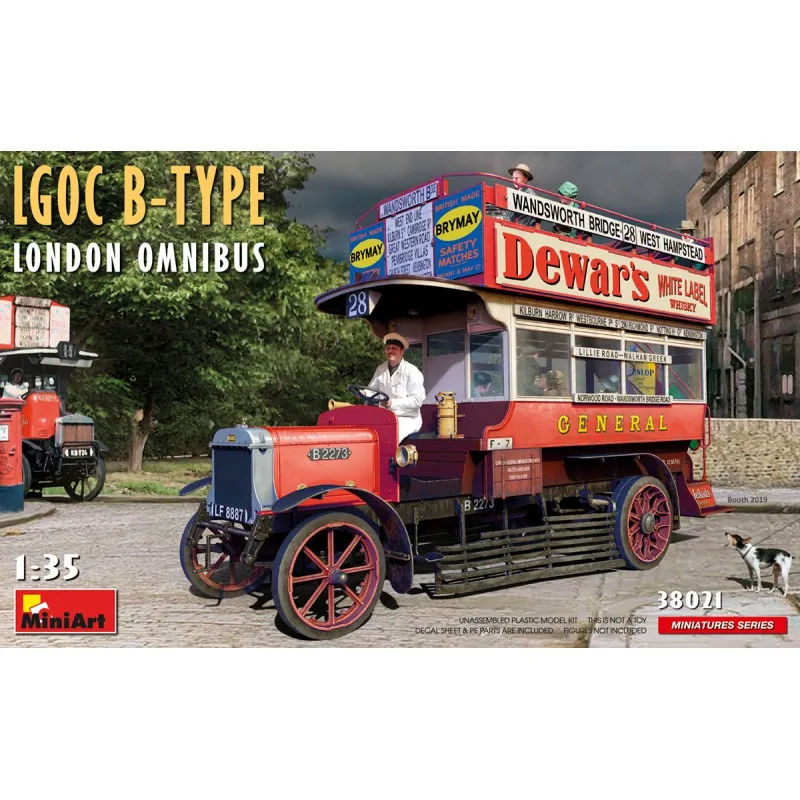 Londres Omnibus LGOC B. MINIART 38021