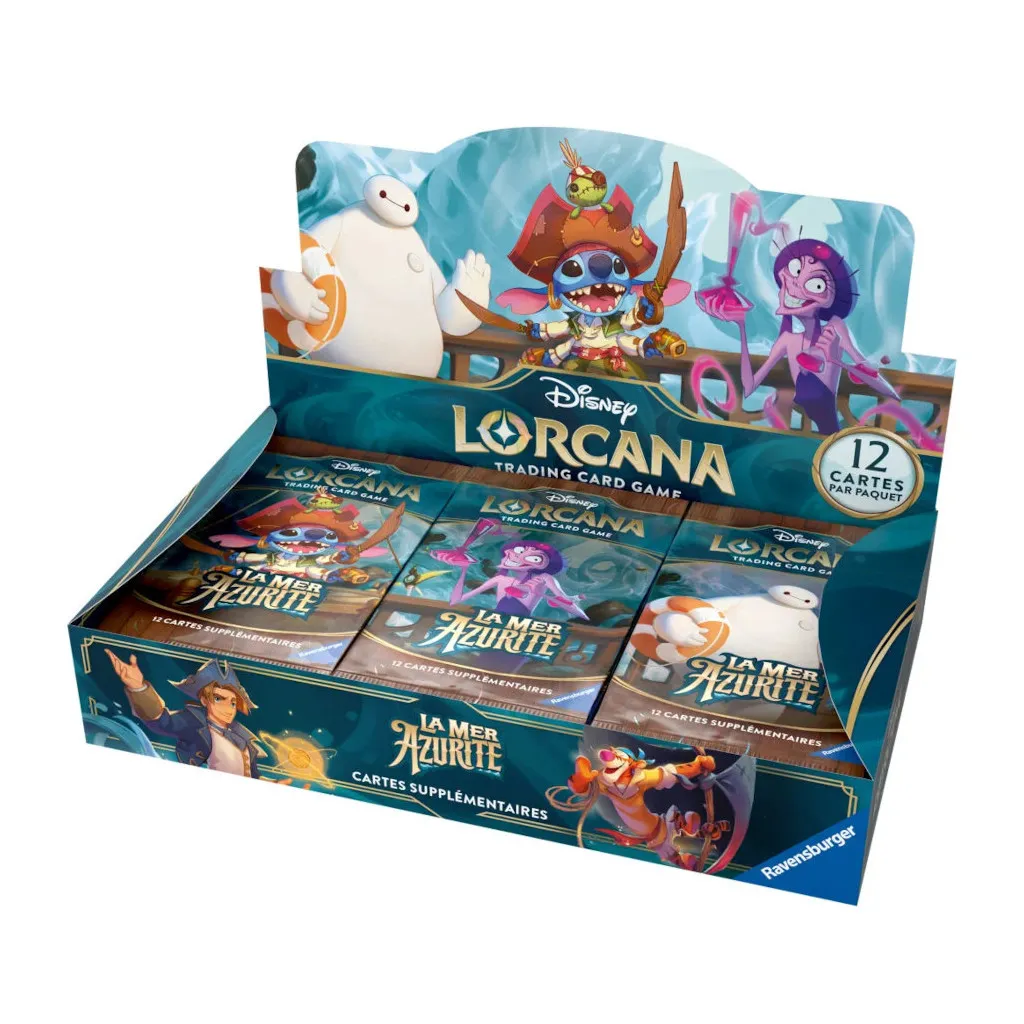 Lorcana S6 - La Mer Azurite : 24 Boosters