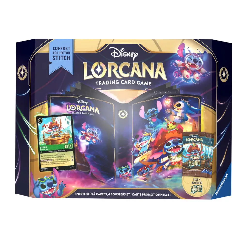 Lorcana S6 - La Mer Azurite : Coffret Collector Stitch