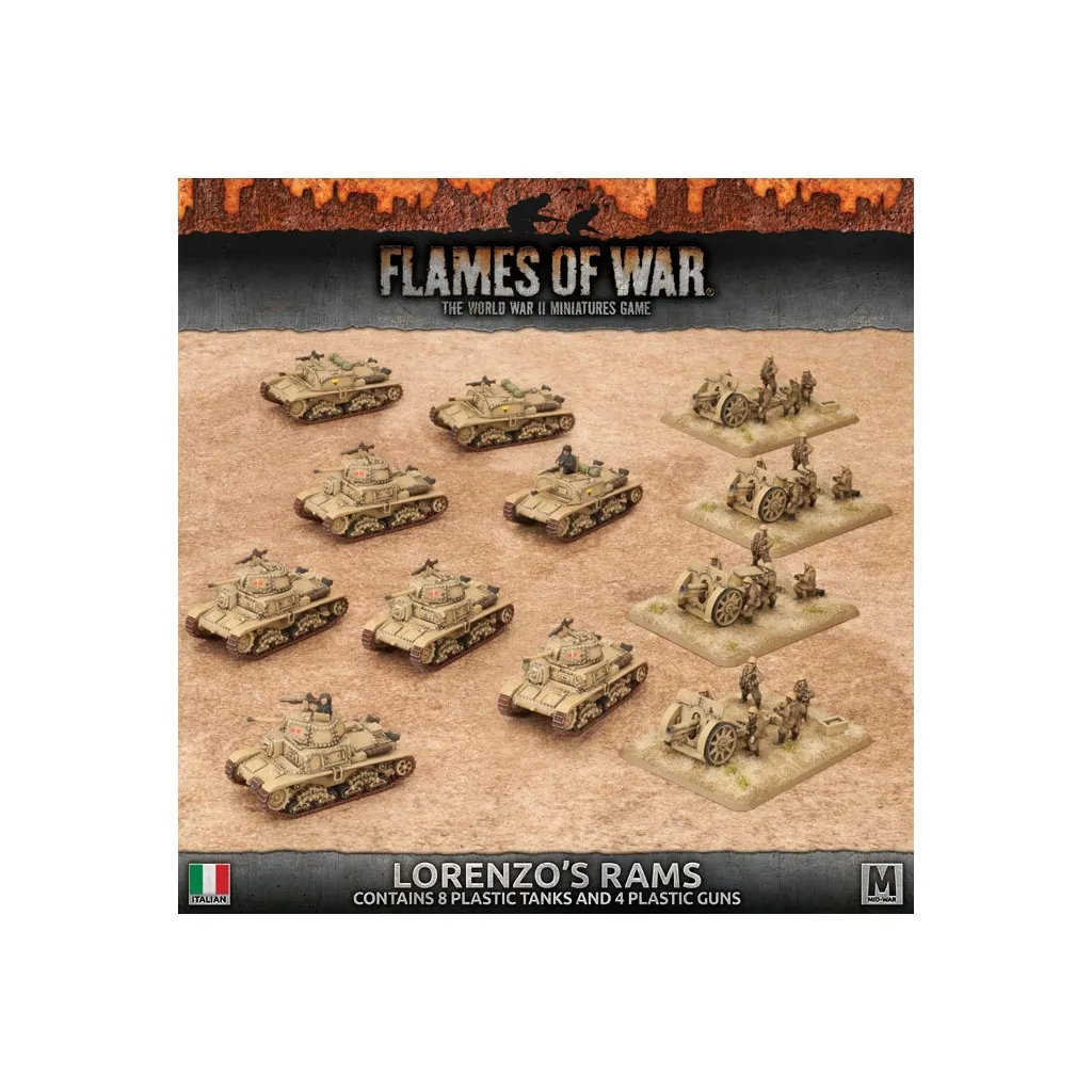 Flames of War - Lorenzo's Rams Italian Army Deal