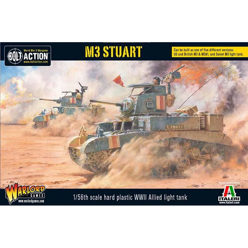 M3 Stuart. Bolt Action. WARLORD GAMES 402013002