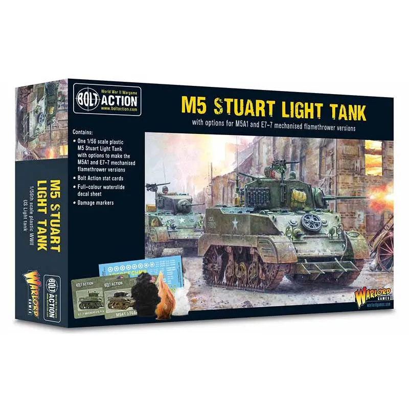 M5 Stuart. Bolt Action. WARLORD GAMES 402011303