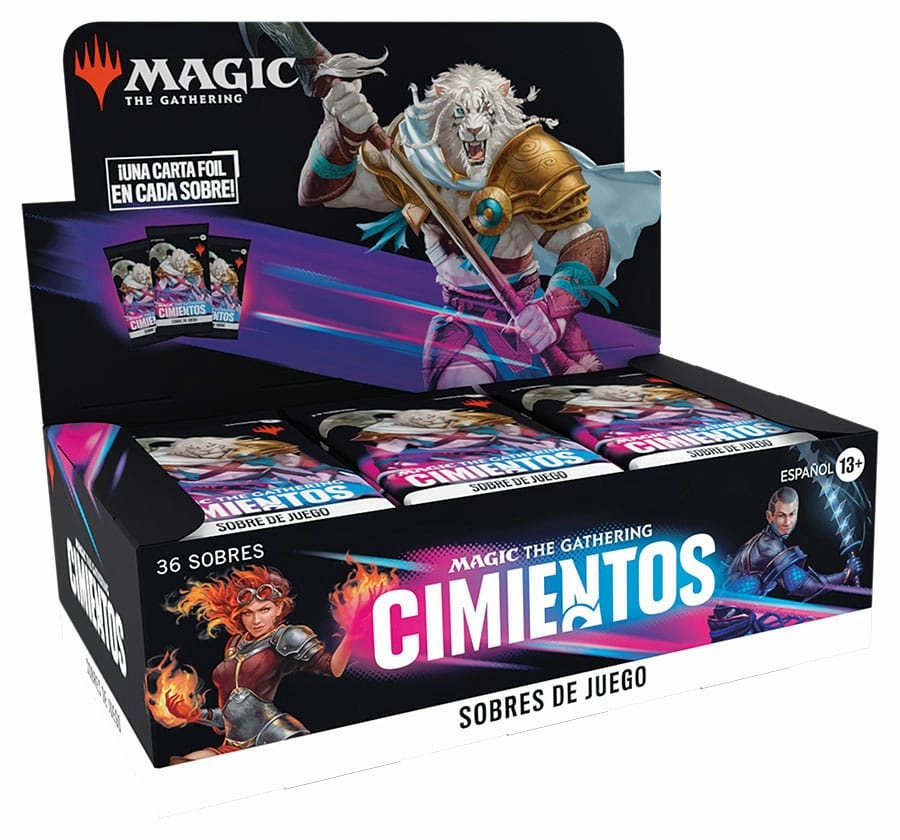 Magic the gathering cimientos présentoir boosters de jeu (36) espagnol
