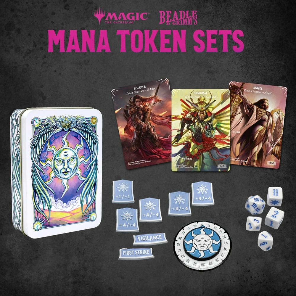 Magic the gathering dice and token pack white mana