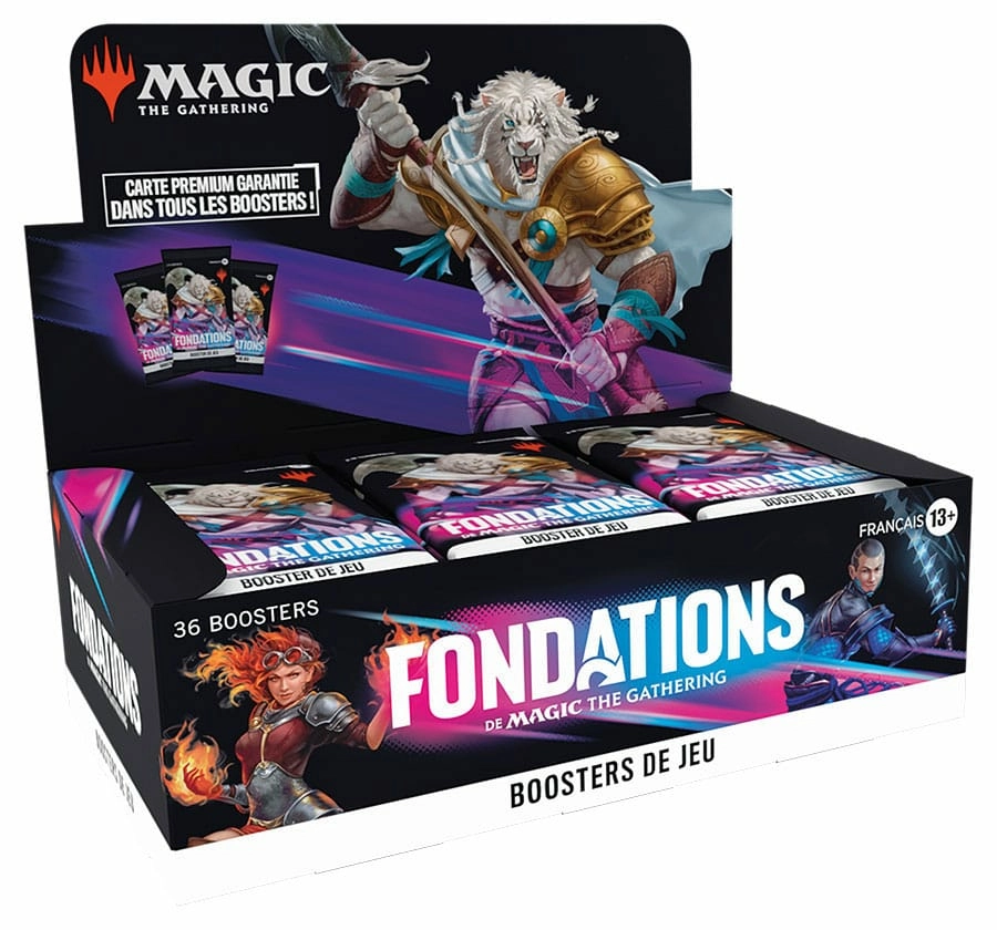 Magic the gathering fondations présentoir boosters de jeu (36) francais
