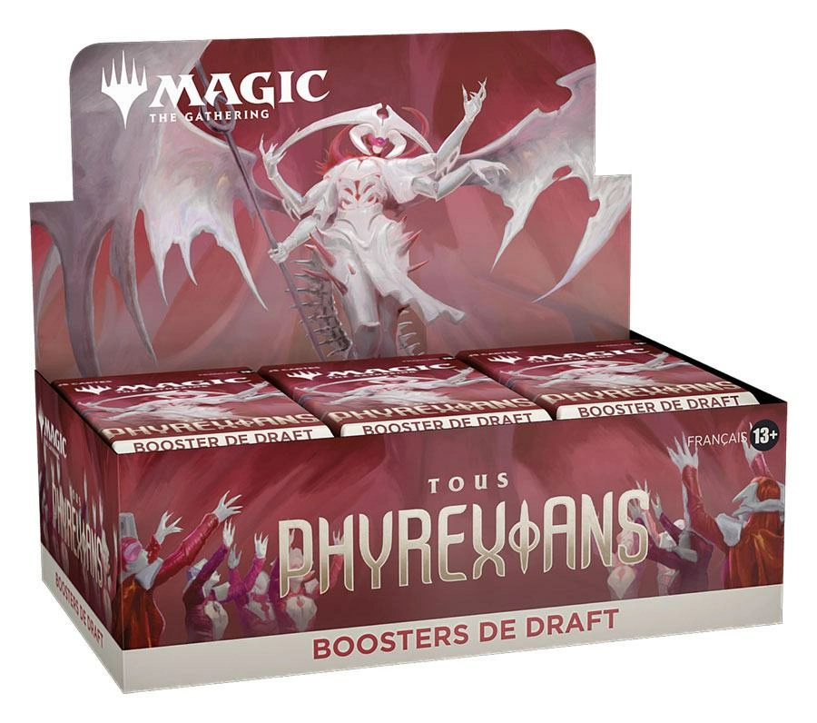 Magic the gathering tous phyrexians présentoir boosters de draft (36) francais