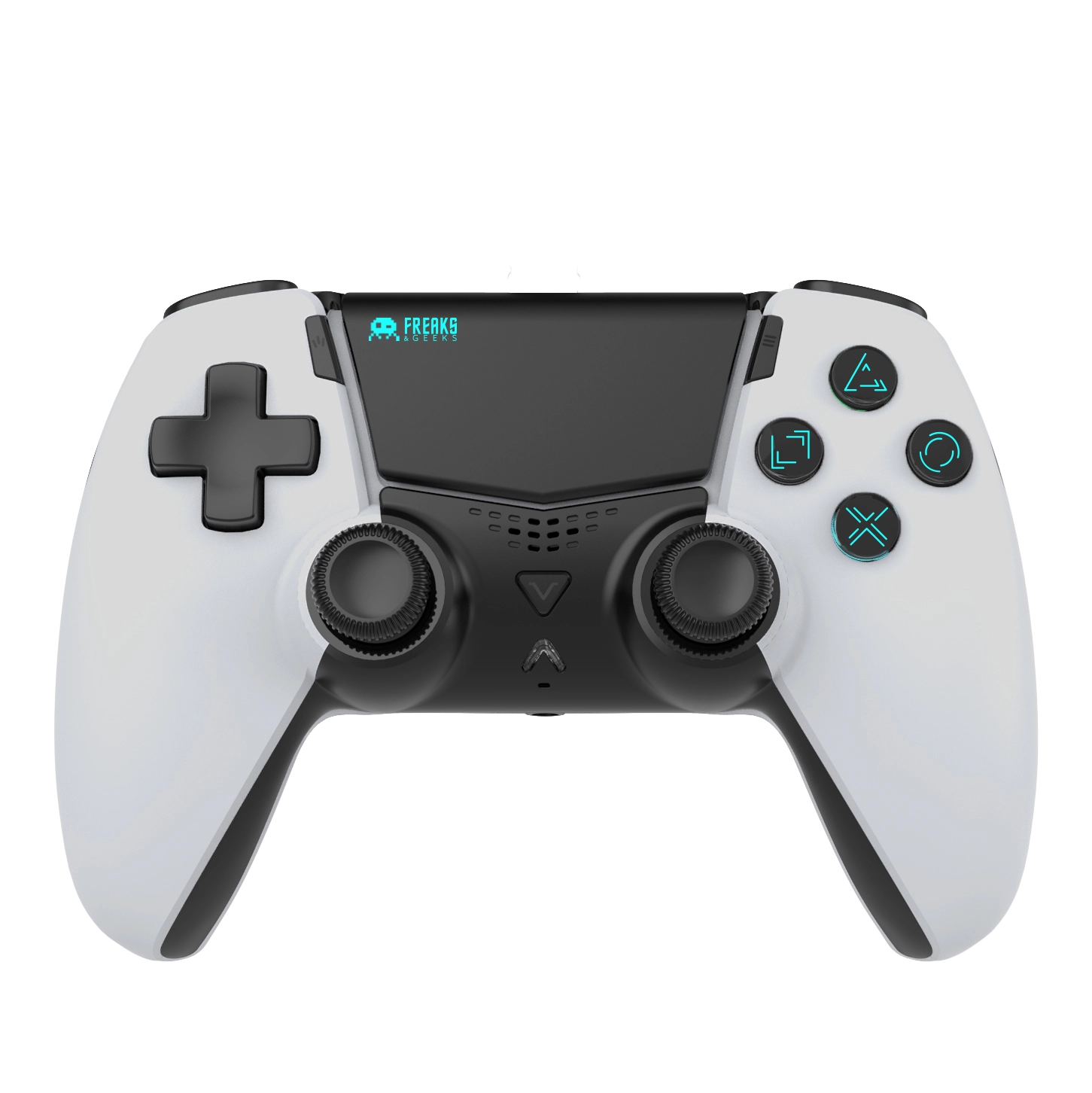 Manette sans fil bluetooth pour ps5 et ps5 slim - n&b