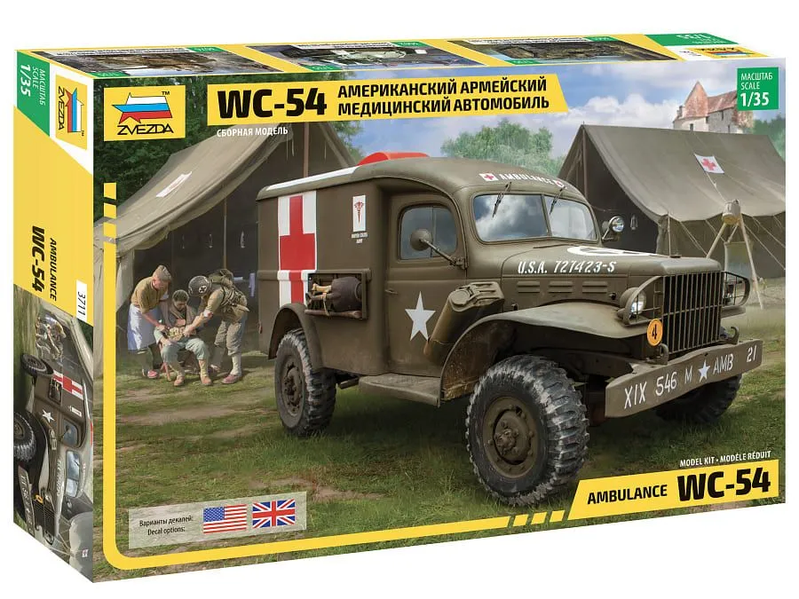 WC-54 Ambulance Zvezda 1/35 - 3711