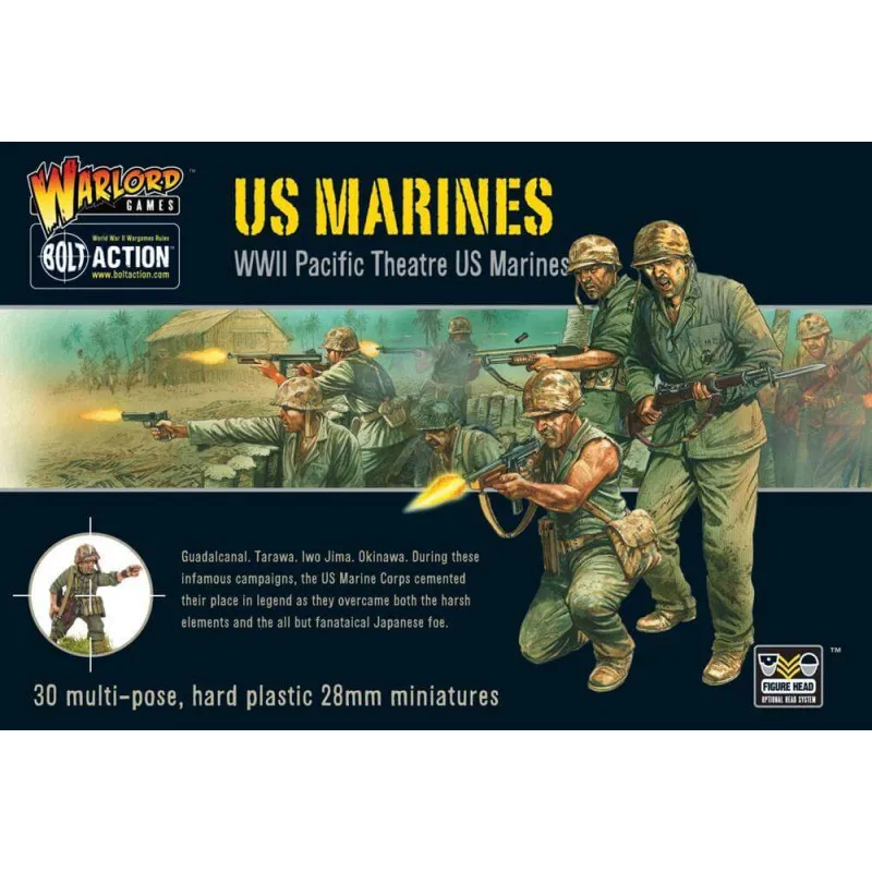 Marines américains. Bolt Action. WARLORD GAMES WGB-AI-06