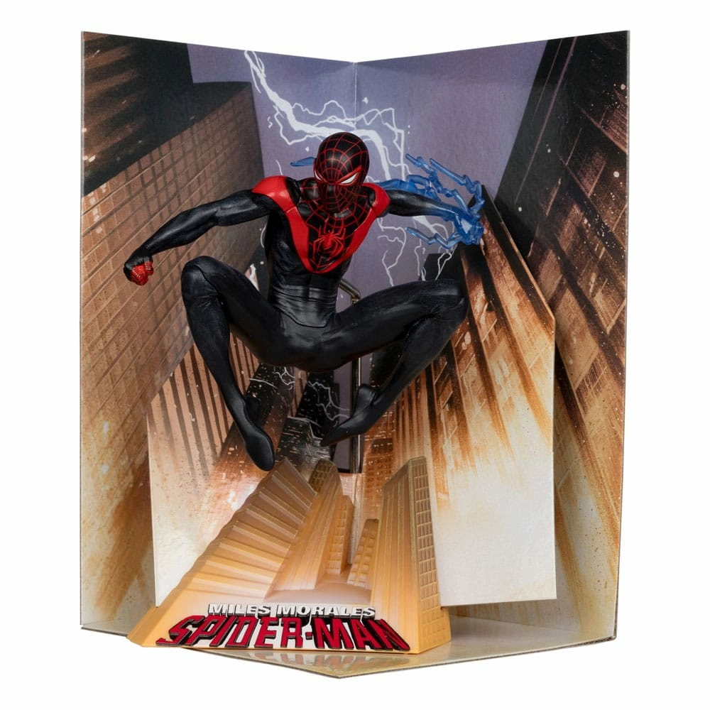 Marvel collection statuette pvc 1/10 spider-man (miles morales: spider-man 1) 13 cm