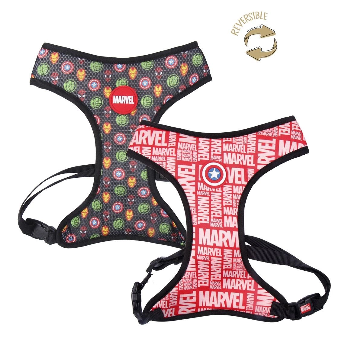 Marvel - harnais pour chien réversible - m/l