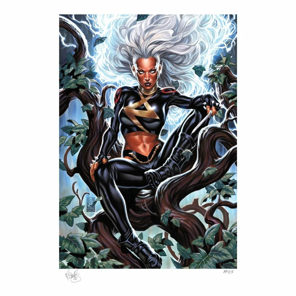 Marvel impression art immortal x-men: storm 61 x 46 cm - non encadrée