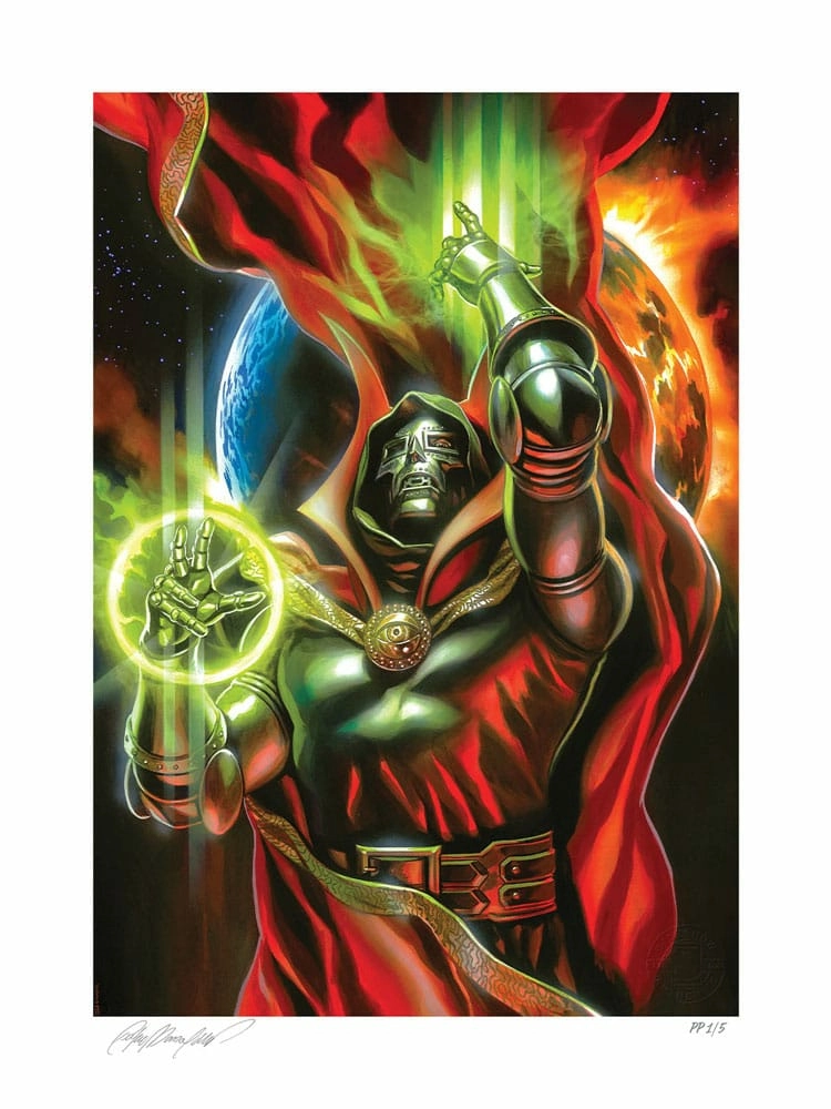 Marvel impression art print doctor doom: timeless 46 x 61 cm - non encadrée