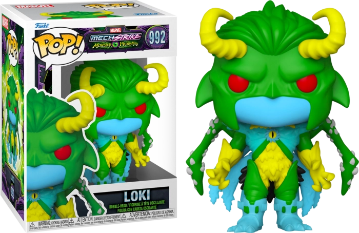 Marvel: monster hunters pop! vinyl figurine loki 9 cm