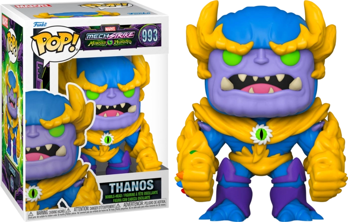 Marvel: monster hunters pop! vinyl figurine thanos 9 cm