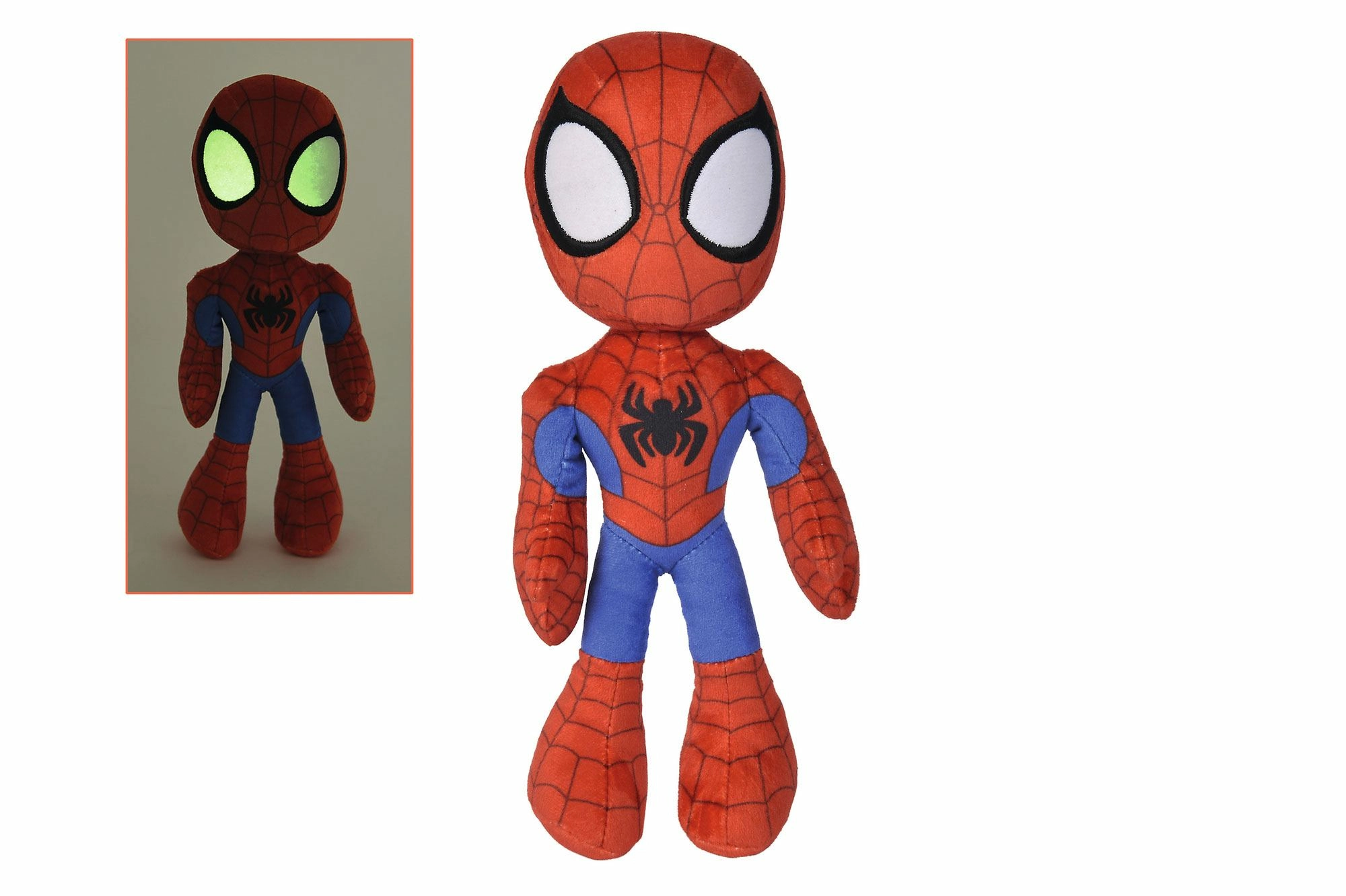 Marvel peluche glow in the dark eyes spider-man 25 cm