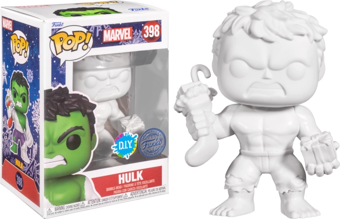 Marvel - pop n° 398 - holiday - hulk diy