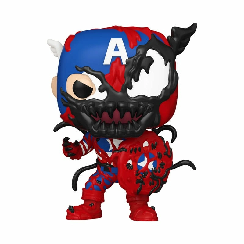 Marvel pop! vinyl figurine carnageized - captain america 9 cm