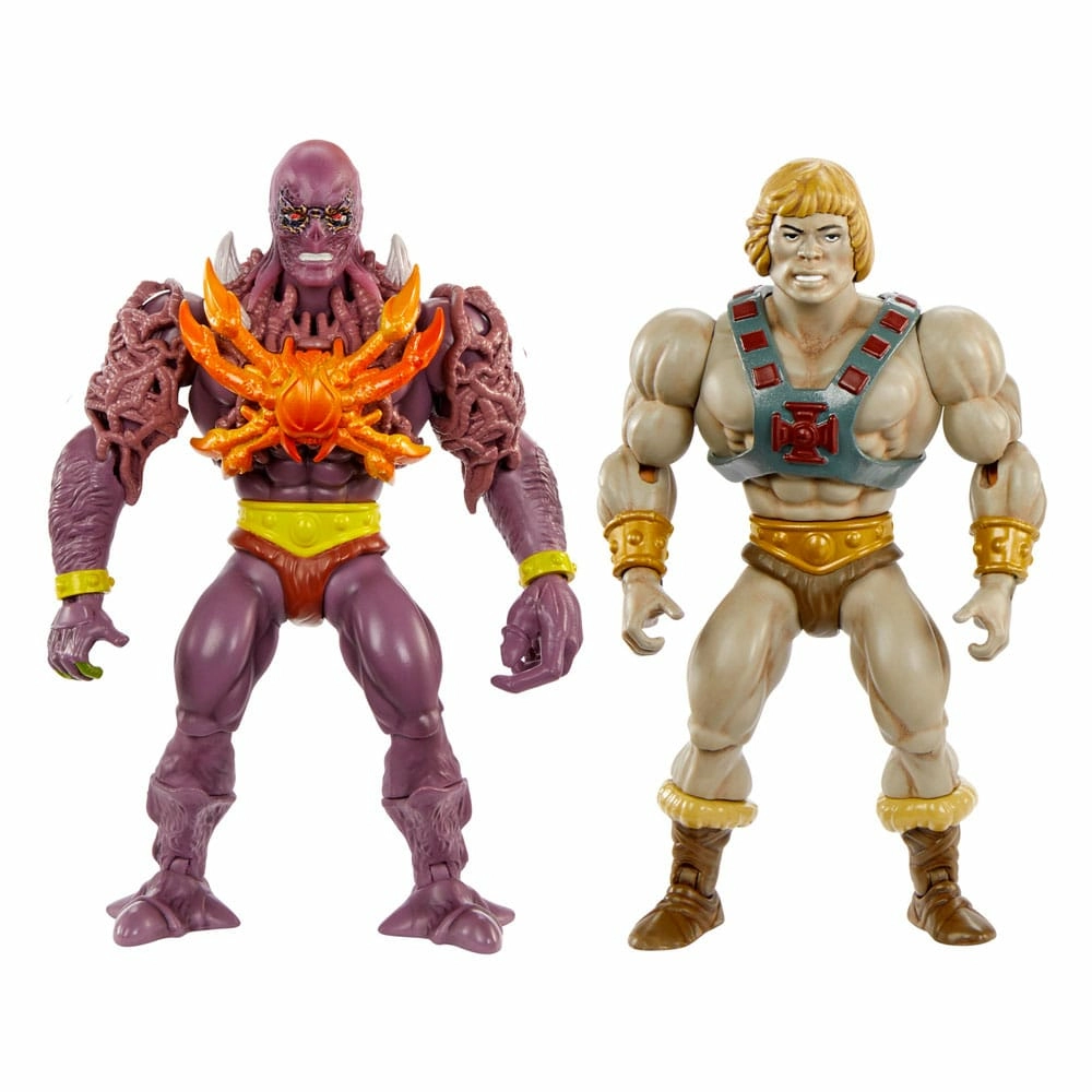 Masters of the universe x stranger things origins pack 2 figurines he-man & vecna 14 cm